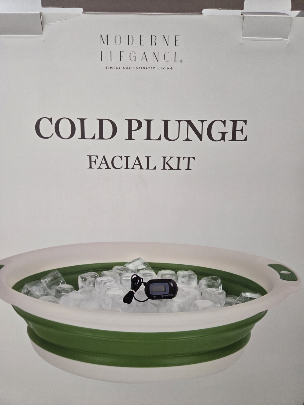 Moderne Elegance Cold Plunge Facial Kit - Green & White **NEW**
